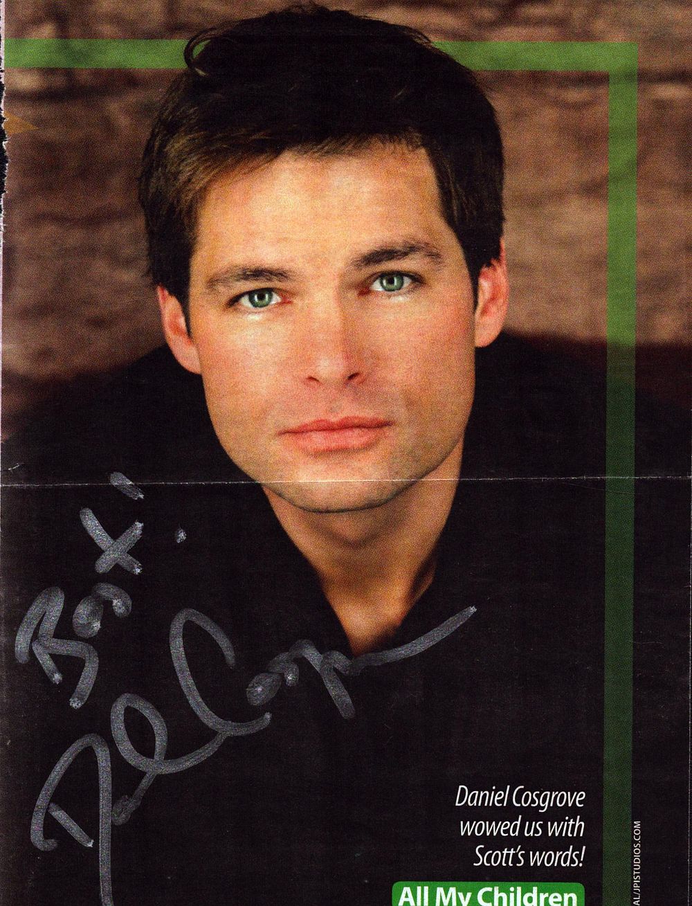 Lot 628: Daniel Cosgrove signed 7.5 inch colour magazine photo...