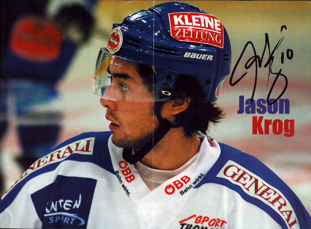 Lot 654: Jason Krog signed 8x6 inch colour magazine promo...