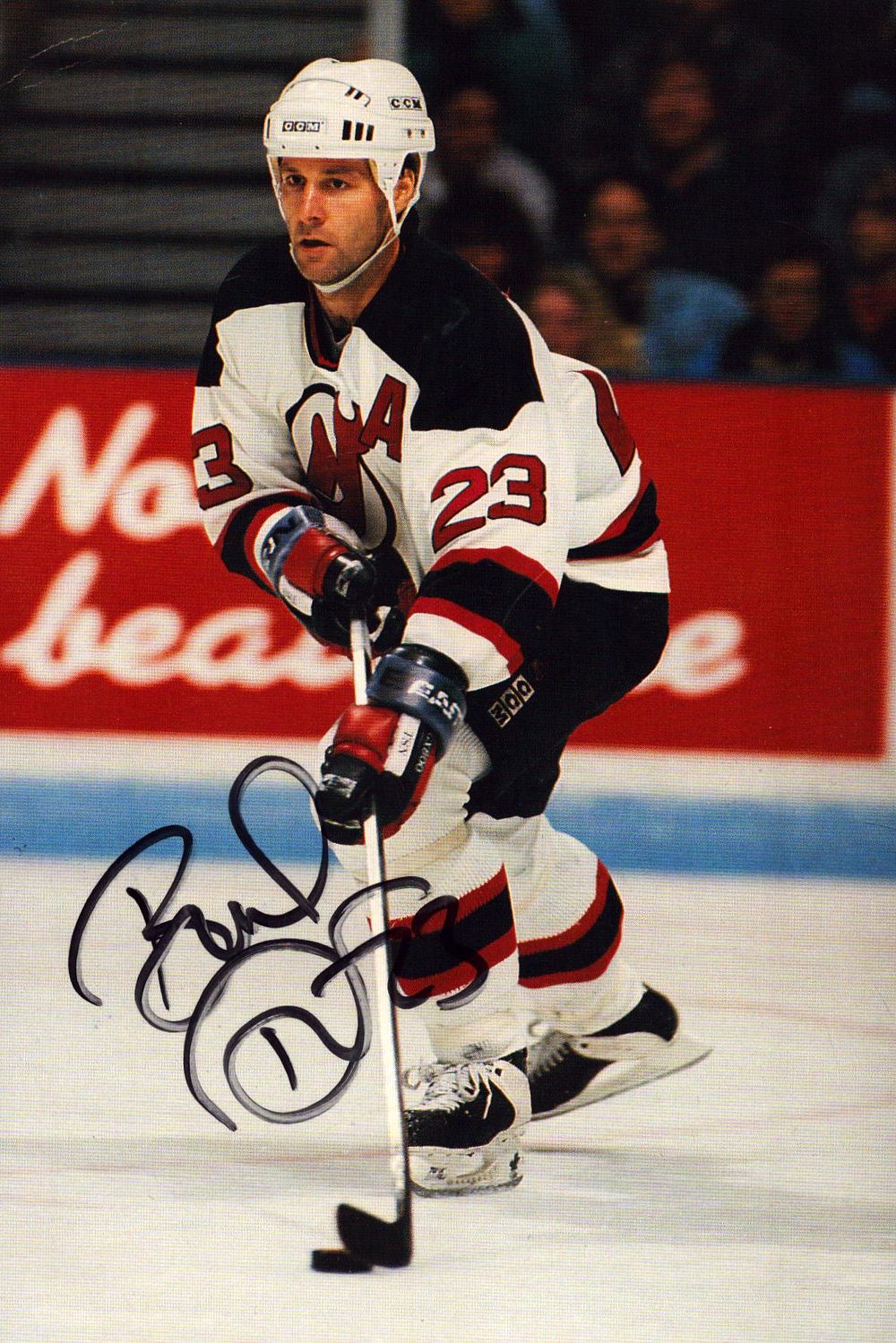 Lot 658: Bruce Driver signed 6x4 inch colour promo postcard....