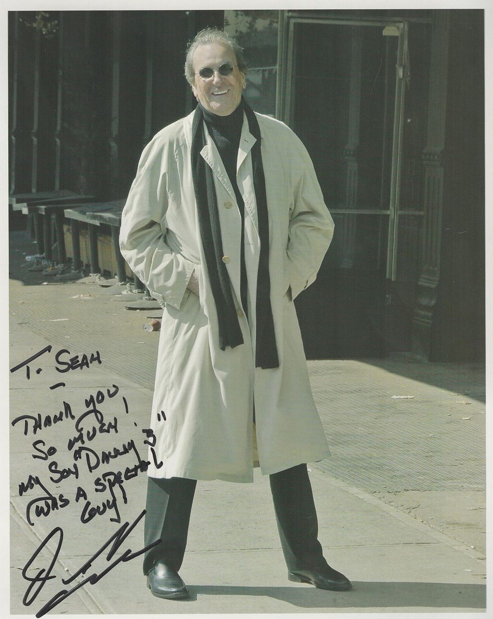 Lot 673: Danny Aiello signed 10x8inch black and white photo....