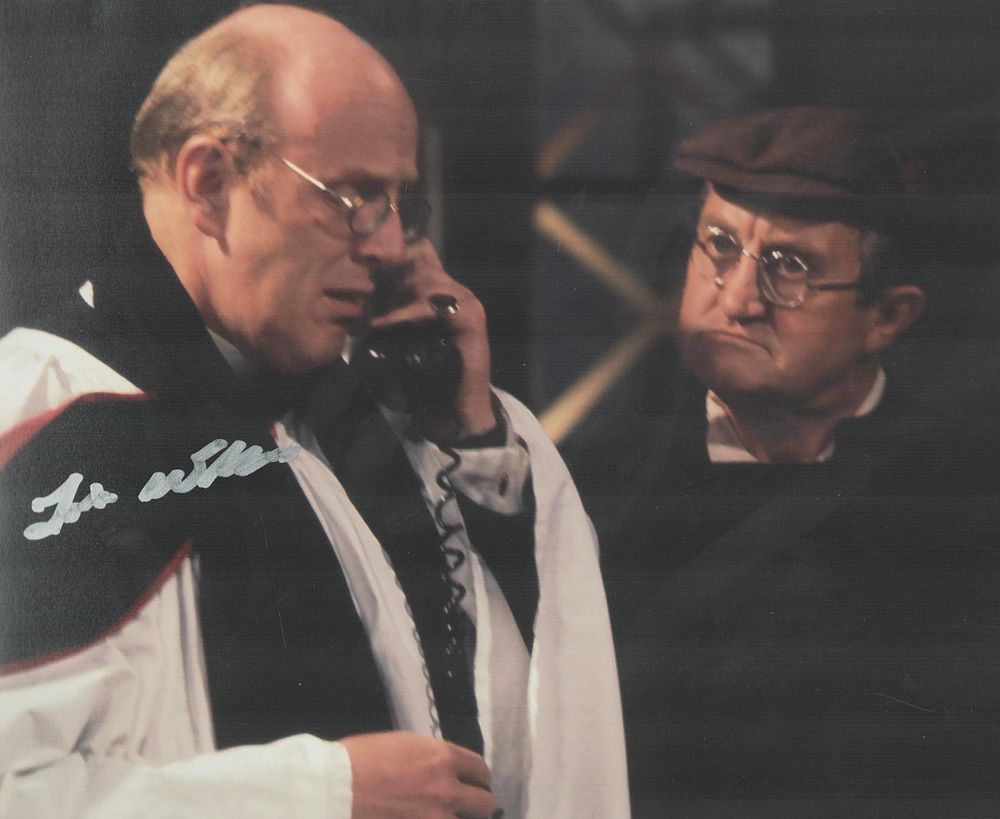 Lot 683: Frank Williams signed 10x8 inch Dads Army colour...