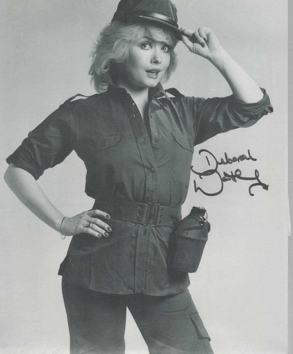 Lot 685: Deborah Watling signed 10x8 inch black and white...