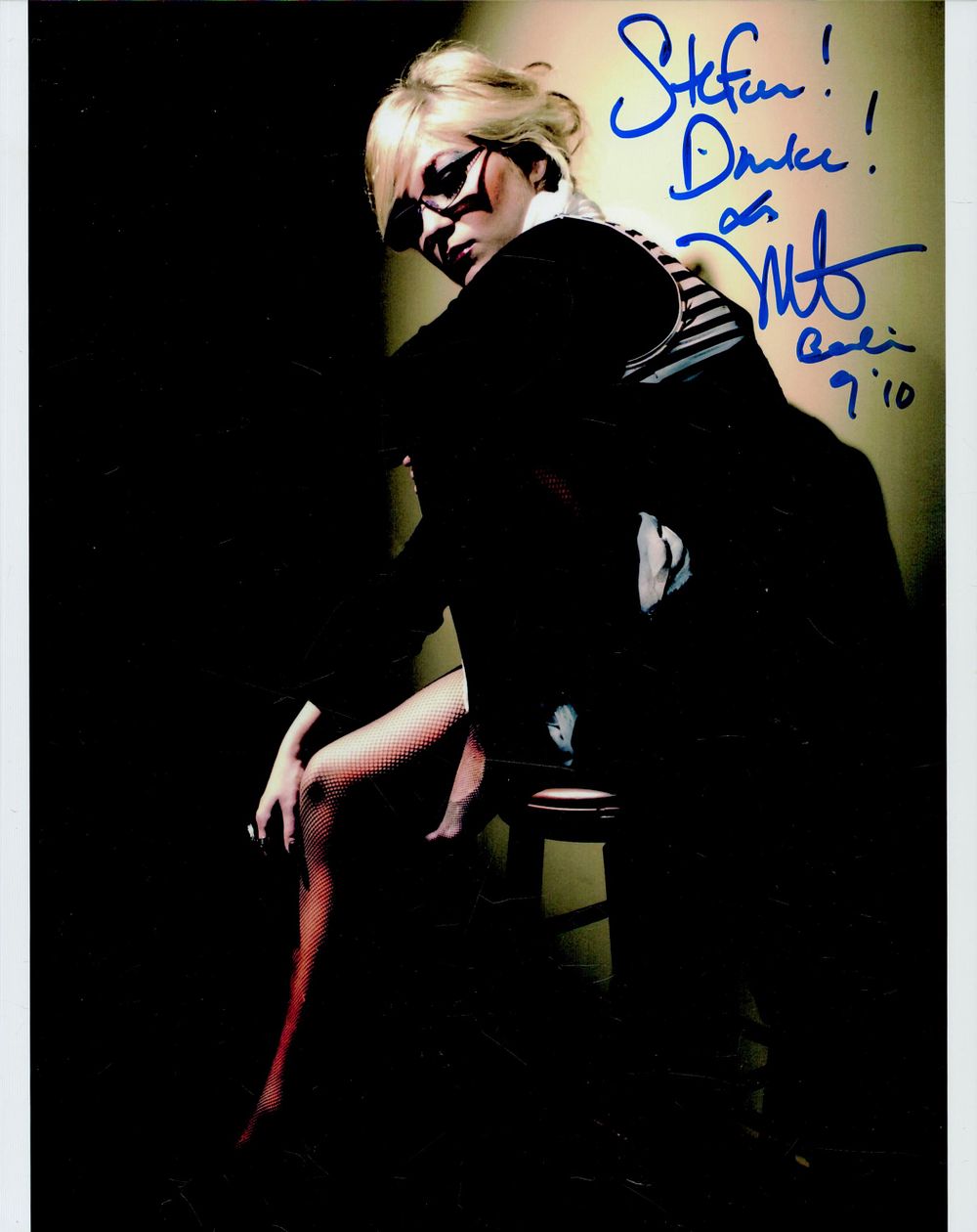Lot 695: Melody Gandof signed 10x8inch colour photo. Dedicated. Good...