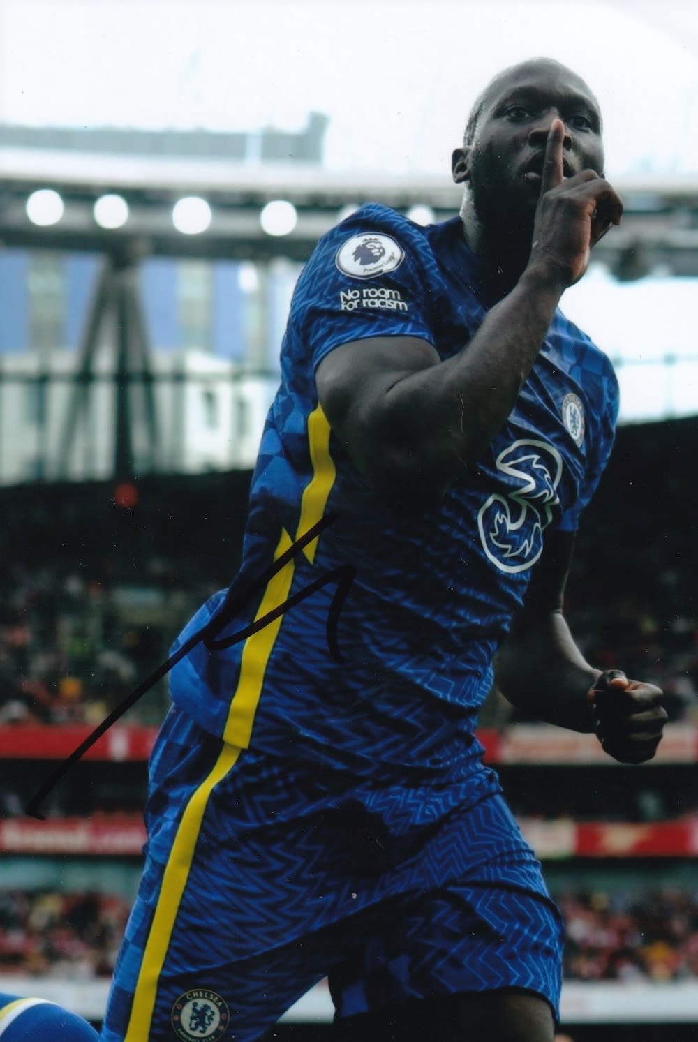 Lot 145: Romelu Lukaku, Chelsea and Belgium Footballer, 6x4 Signed...