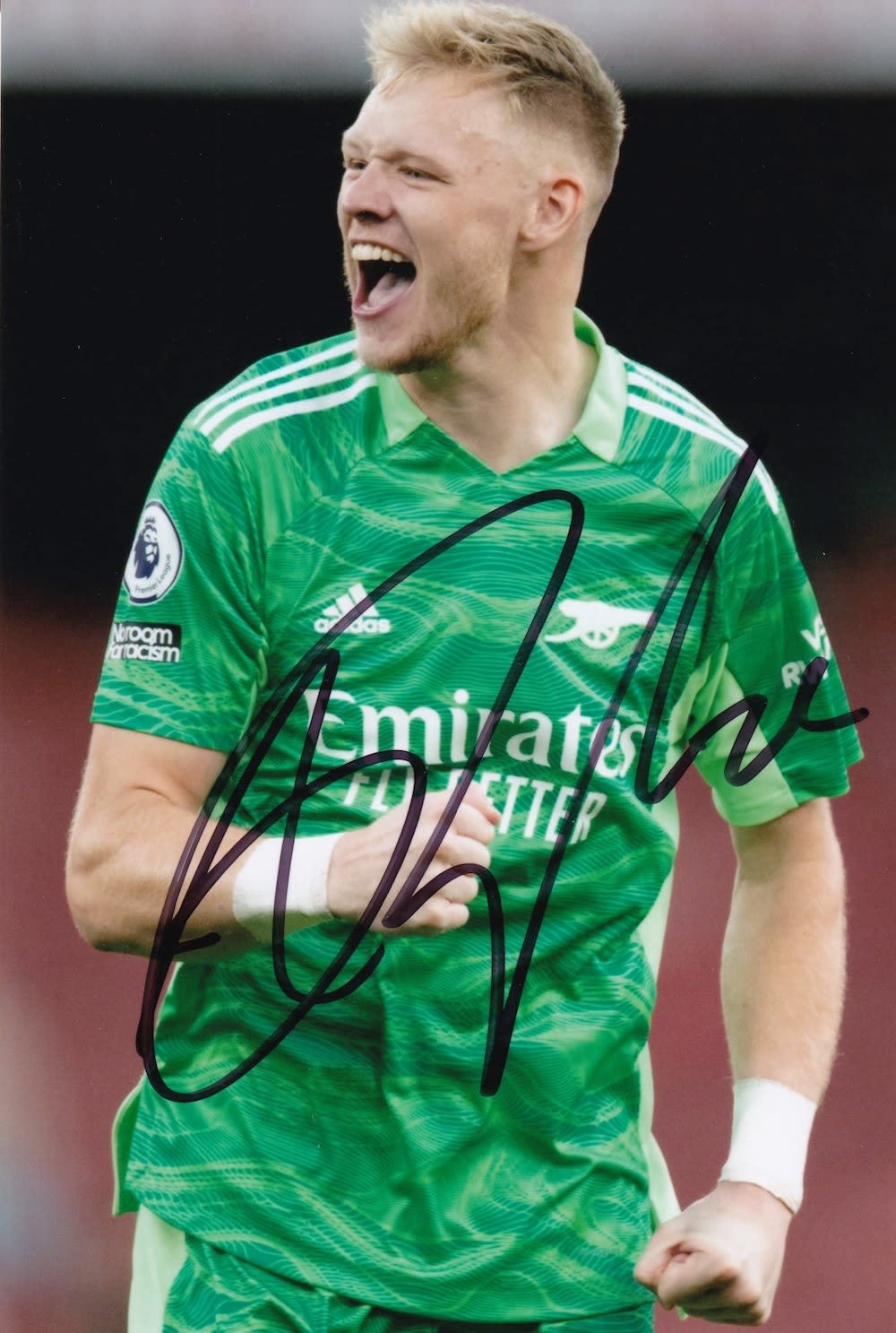 Lot 150: Aaron Ramsdale, Arsenal Goalkeeper, 6x4 Signed Photo. Good...