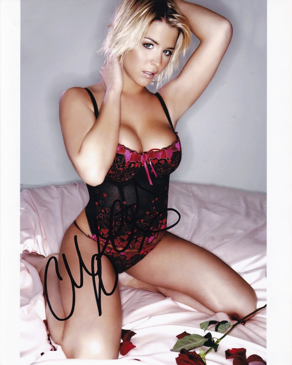 Lot 229: Gemma Atkinson, Curvey British Actress, 10x8 inch Signed...