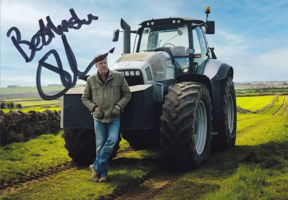 Lot 258: Jeremy Clarkson, Top Gear Clarkson's Farm Presenter, 8x6...