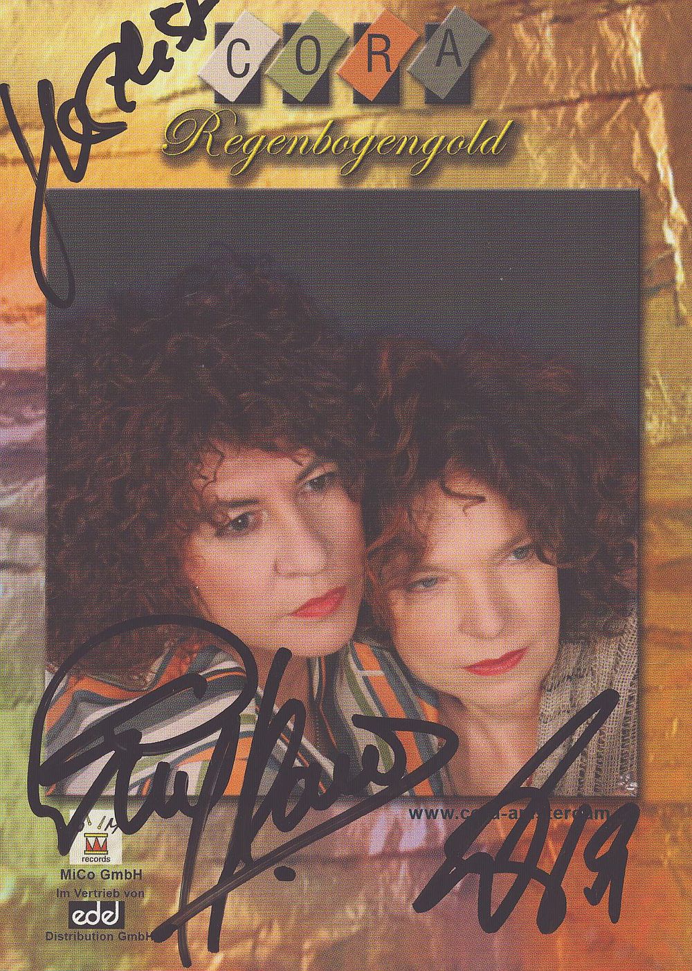 Lot 192: CORA signed 6x4 inch colour promo photo. Good...