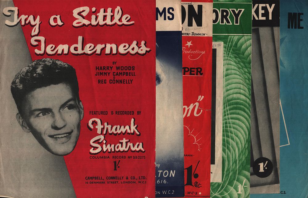 Lot 206: Sheet Music x 6 title:- Try a Little...