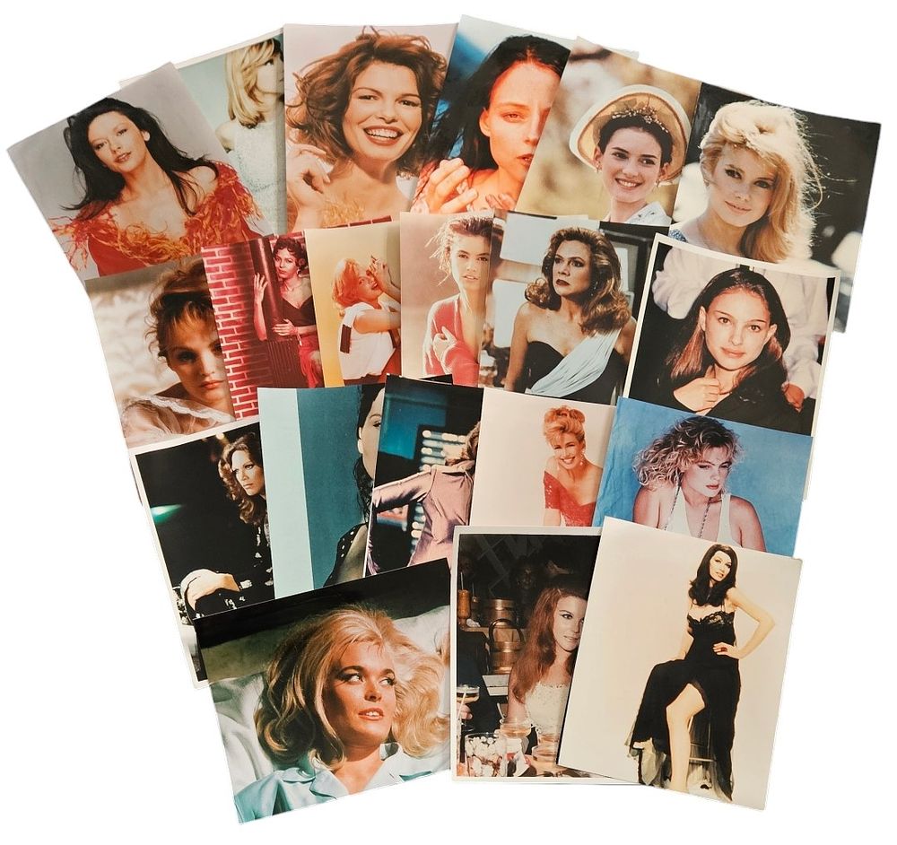 Lot 225: Iconic Actress/Singer 20 colour Photo's 10x8 inch, Catherine...