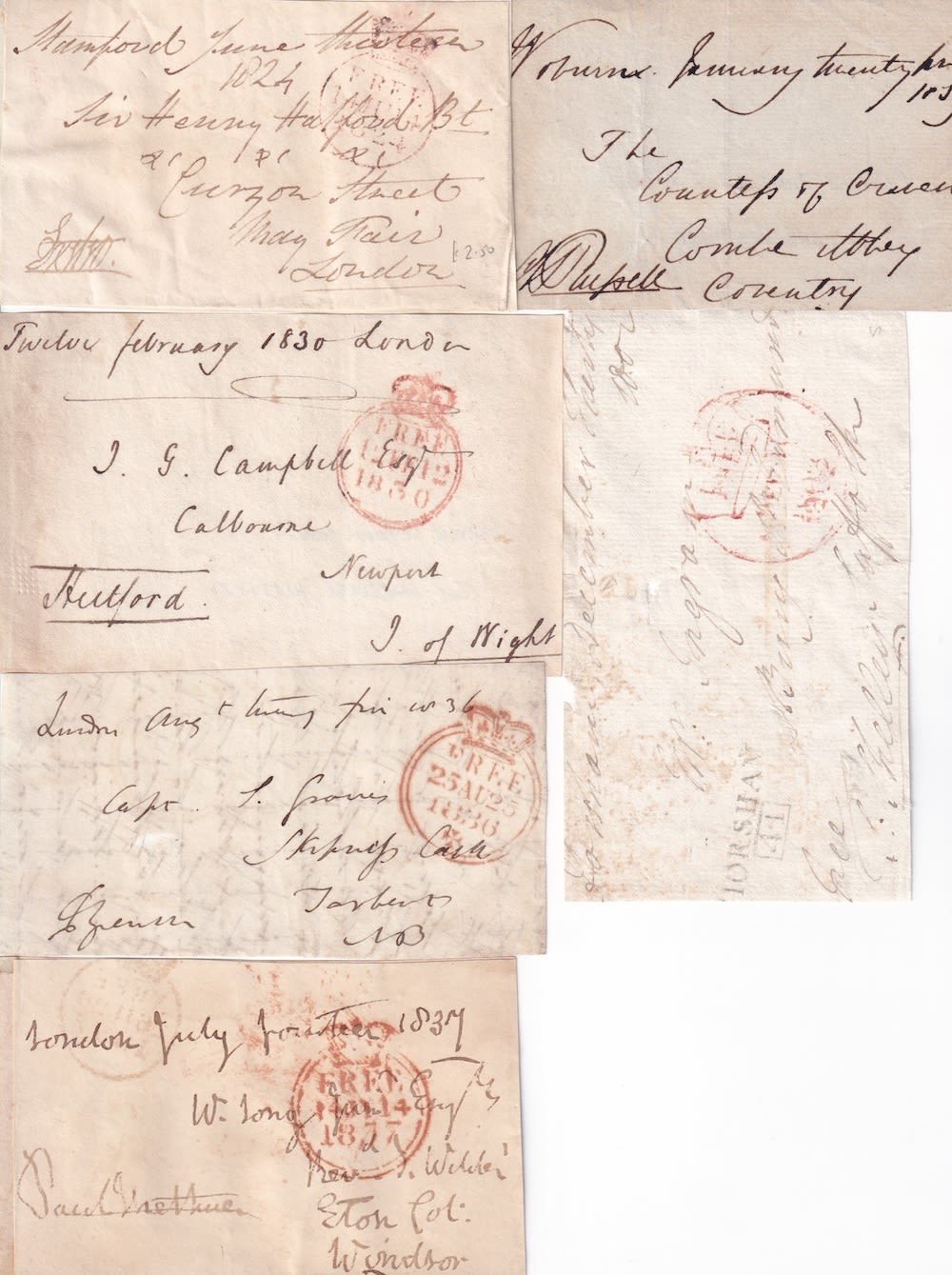 Lot 286: Georgian Victorian Cricketers (MCC), Selection of 6 Signed...