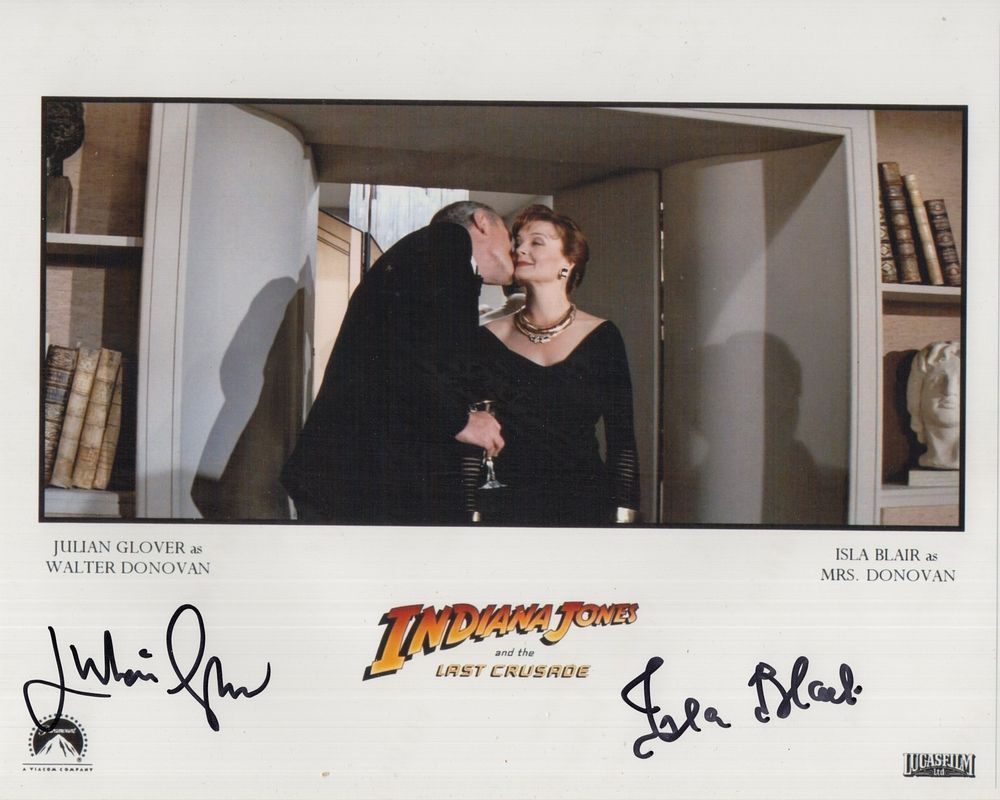 Lot 679: Indiana Jones and the Last Crusade colour 8x10...