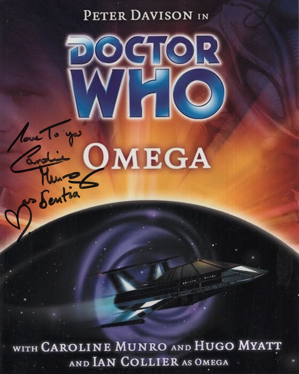 Lot 684: Doctor Who 'Omega' colour 8x10 photo signed by...