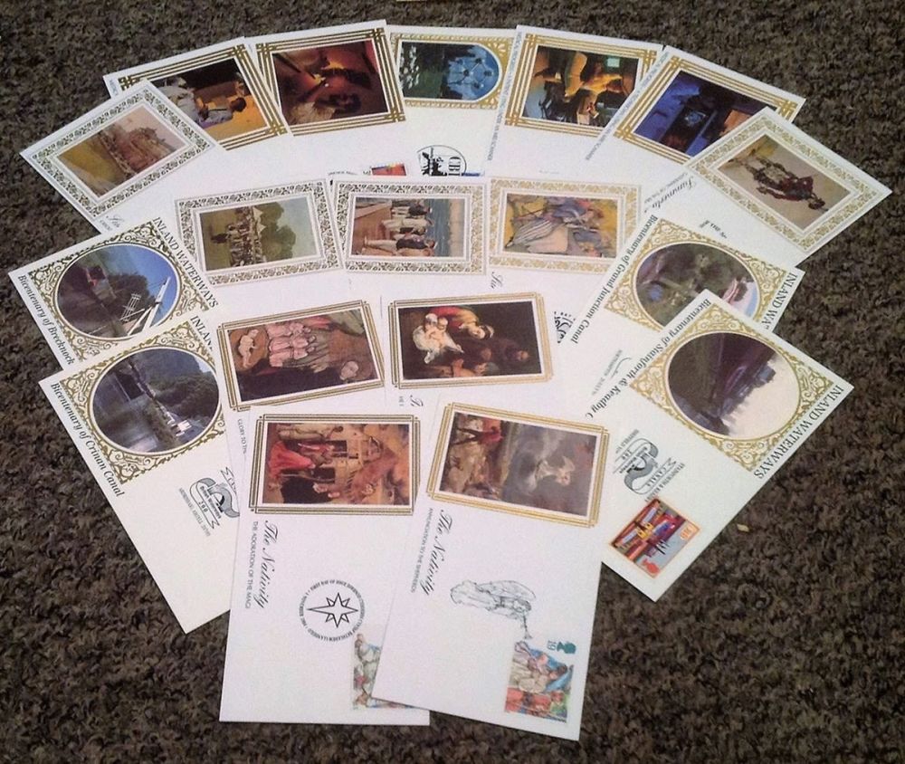 Lot 318: Benham Postcard collection 19 interesting cards includes subjects...
