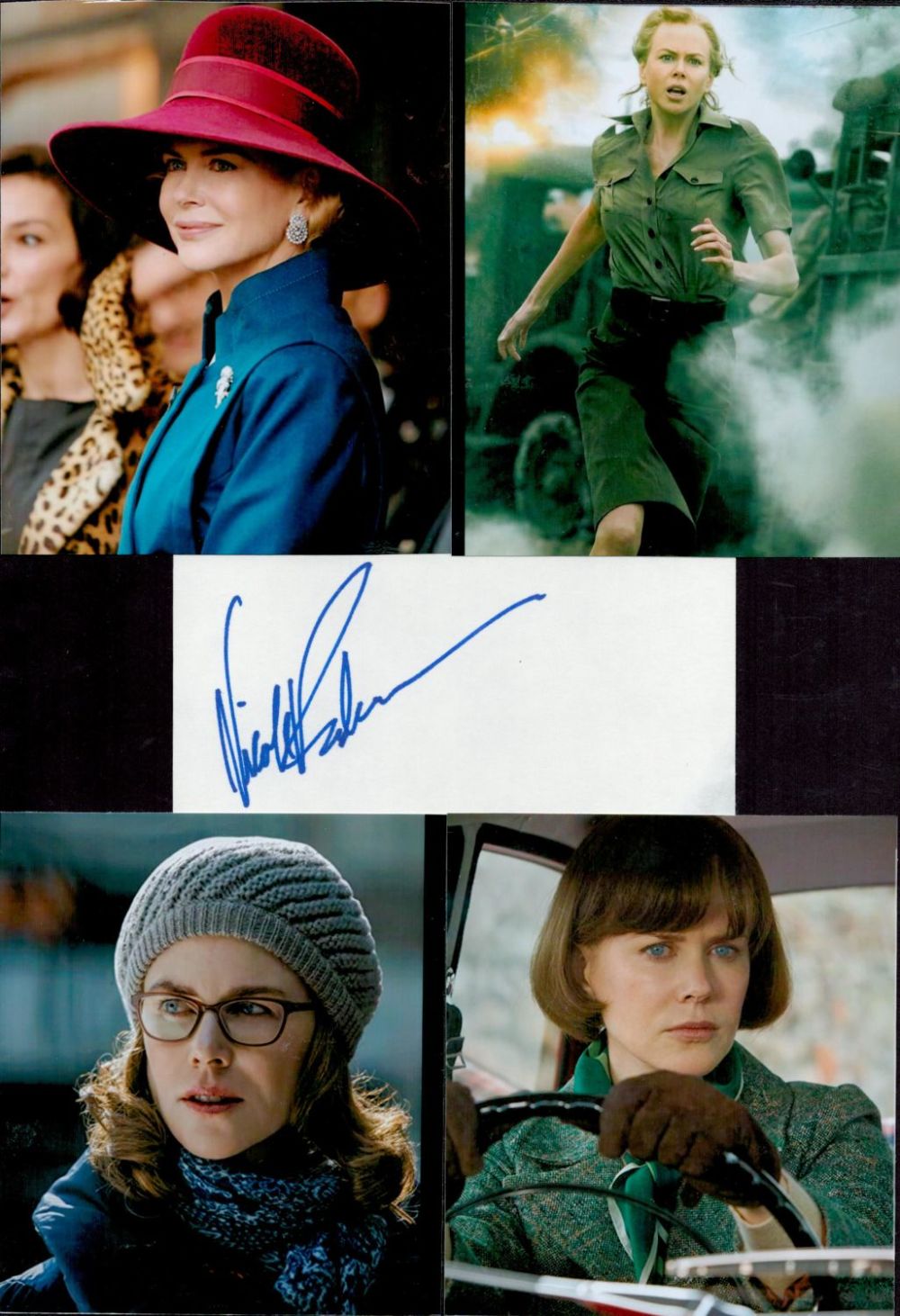 Lot 84: Nicole Kidman 12x8 mounted signature piece includes signed...