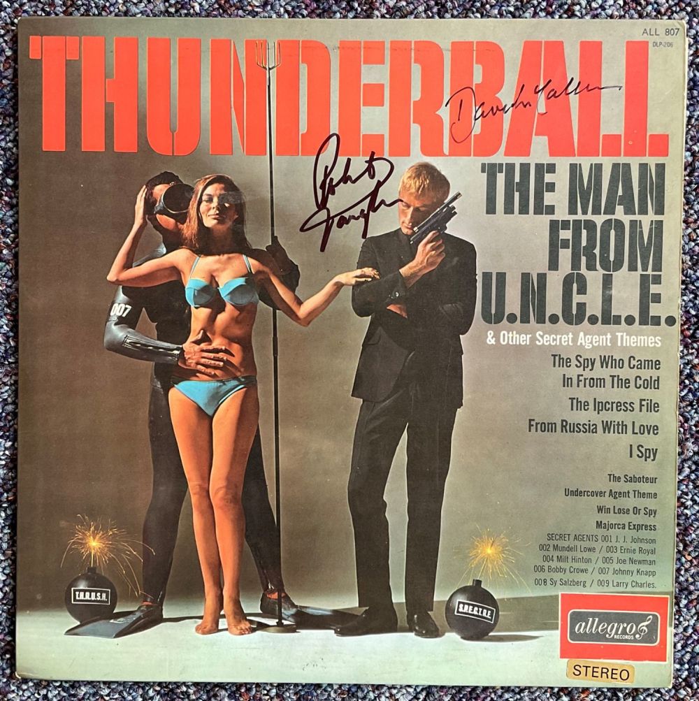 Lot 128: THE MAN from UNCLE 1966 LP Record 'The...