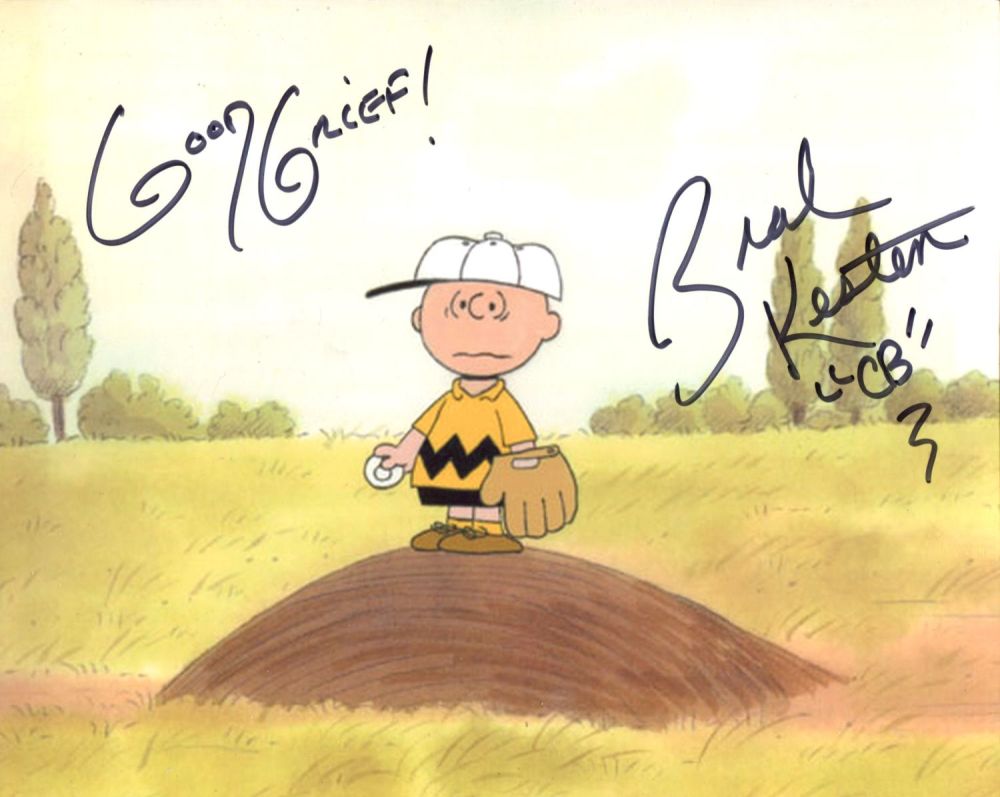 Lot 161: Peanuts & Charlie Brown 8x10 photo signed by...