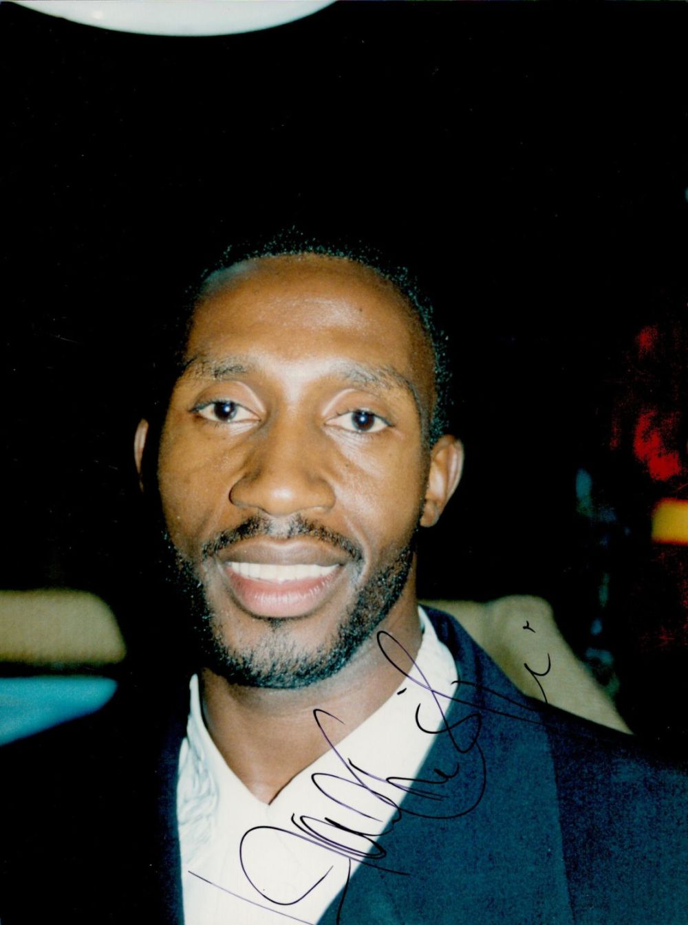 Lot 244: Linford Christie signed 8x6 colour photo. Linford Cicero...