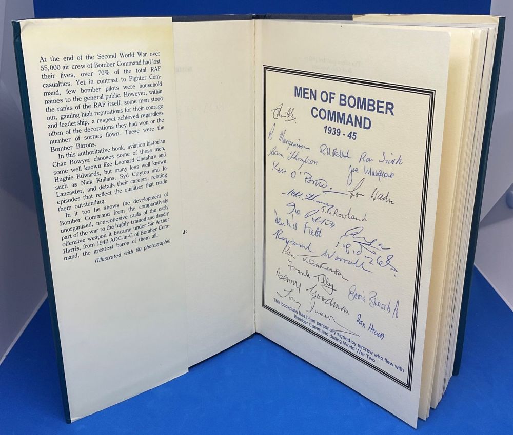 Lot 273: Chaz Bowyer Hardback First Edition Book Multi Signed...
