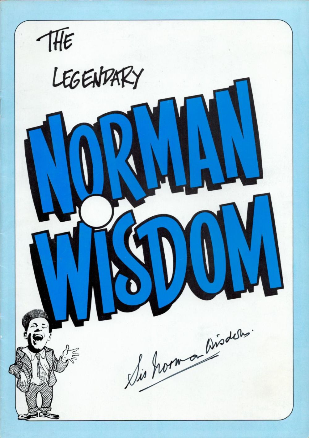 Lot 277: Norman Wisdom signed The Legendary Norman Wisdom vintage...