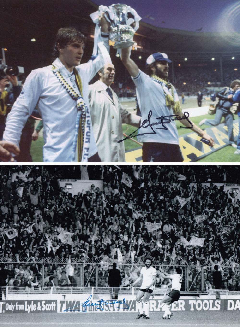 Lot 320: Autographed RICKY VILLA 12 x 8 photos -...