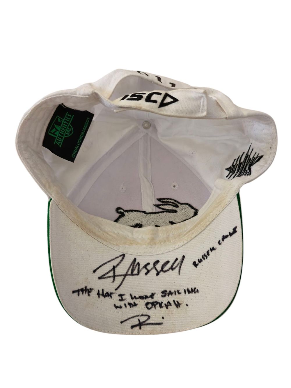 Lot 181: Russell Crowe signed and inscribed South Sydney Rabbitohs...