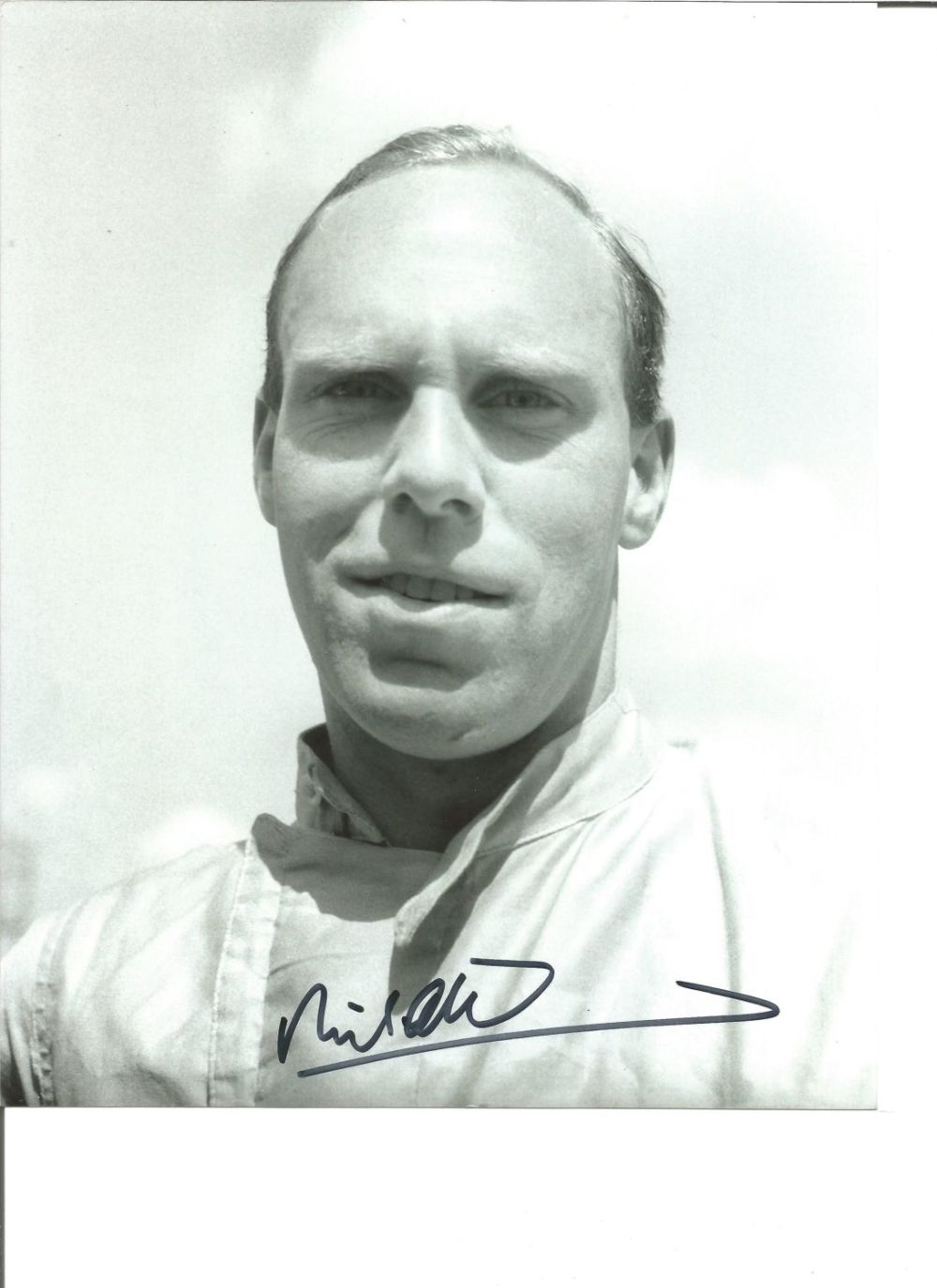 Lot 92: Motor Racing, Richard Atwood 10x8 signed black and...