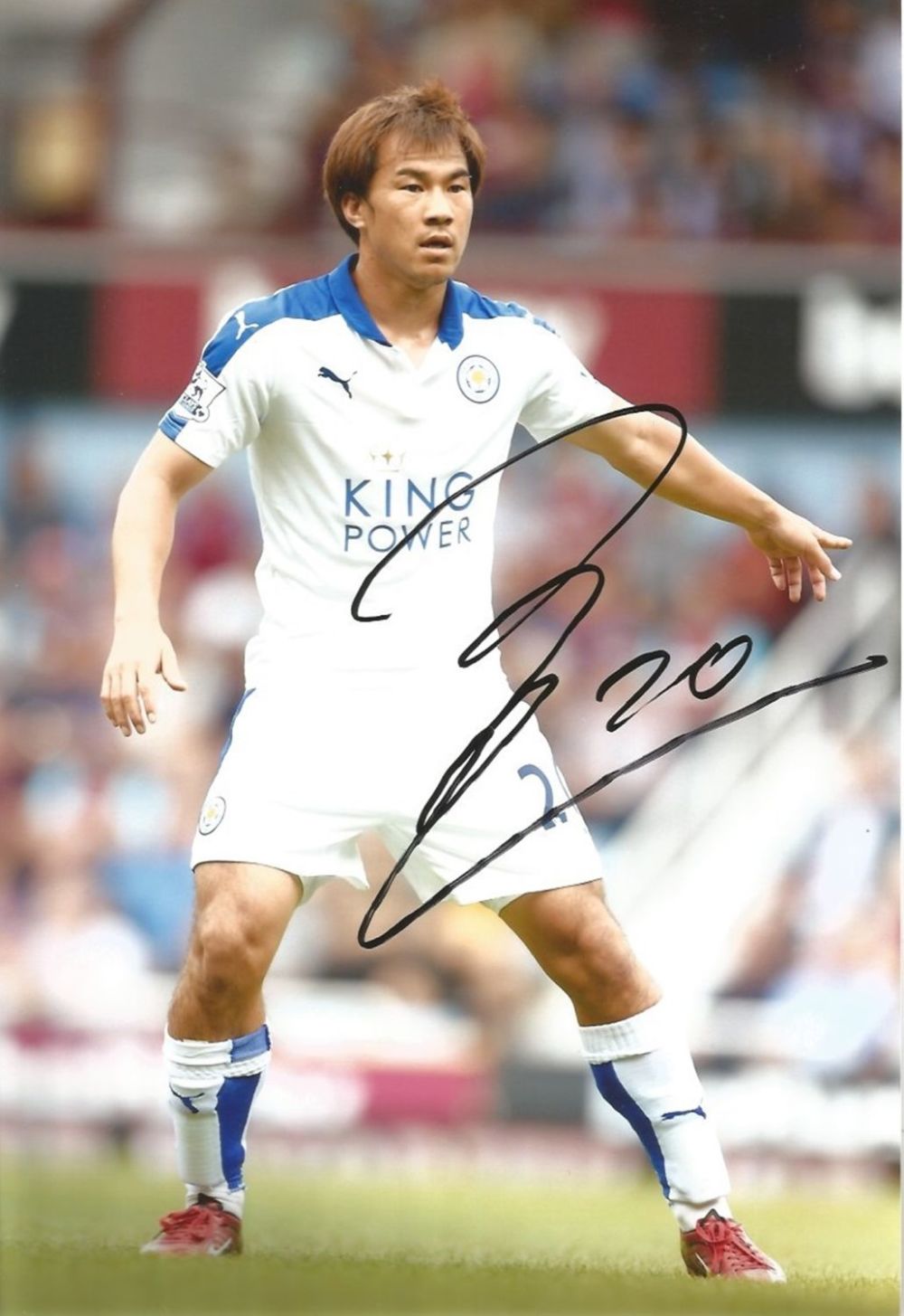 Lot 169: Shinji Okazaki Leicester City Signed 12 x 8...