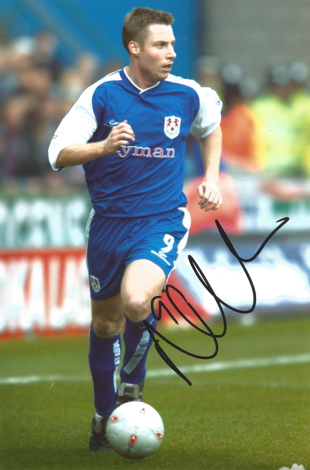 Lot 184: Neil Harris Millwall Signed 12 x 8 inch...
