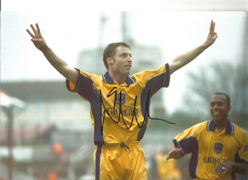 Lot 185: Neil Harris Millwall Signed 12 x 8 inch...