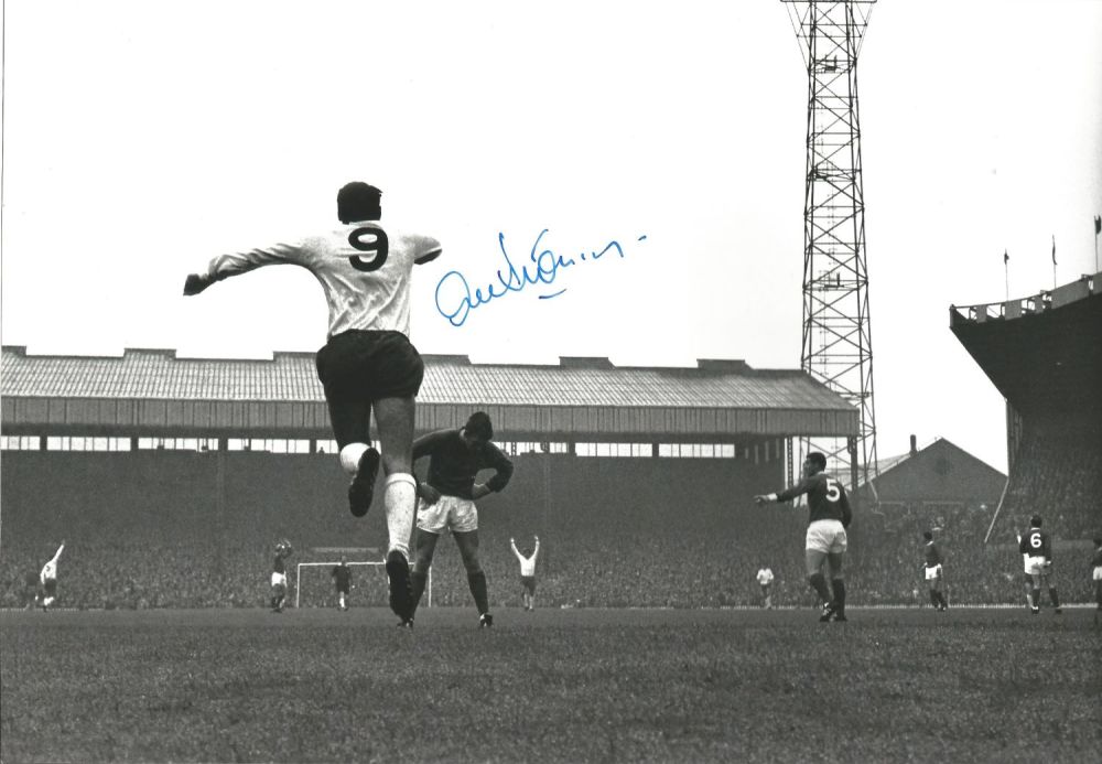 Lot 214: Football. Alex Stepney signed 10x12 Black and white...
