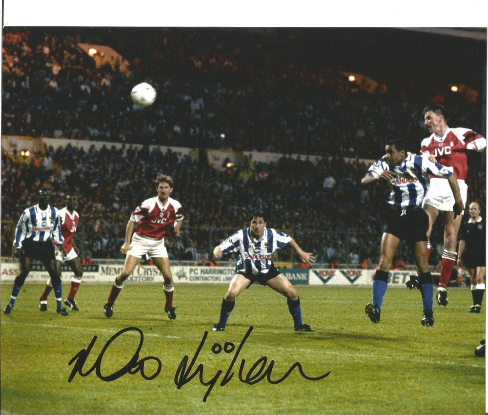 Lot 221: Football Andy Linighan Arsenal signed 10x8 colour photo....
