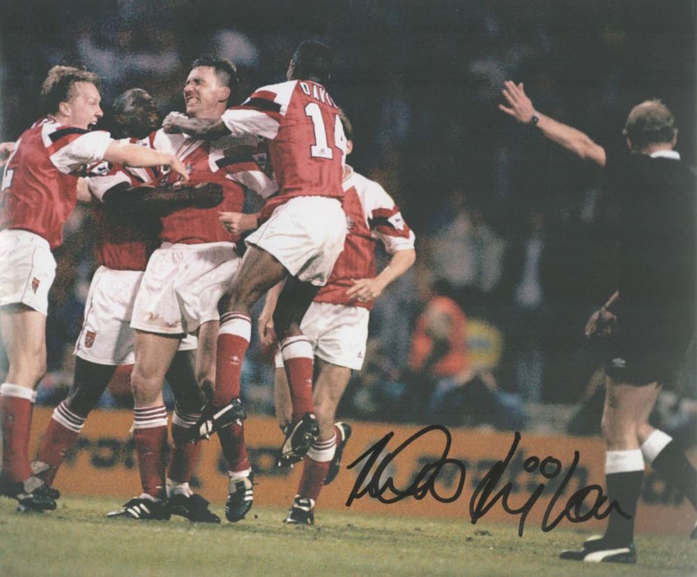 Lot 222: Football Andy Linighan Arsenal signed 10x8 colour photo....