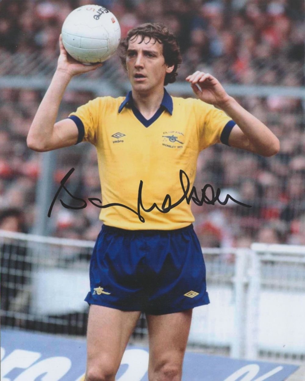 Lot 224: Sammy Nelson Arsenal signed 10x8 colour photo. Photo...