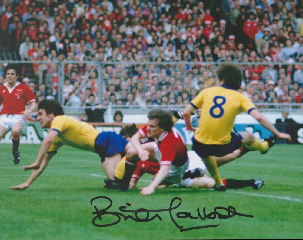 Lot 228: Football. Brian Talbot Signed 10x8 colour photo. Photo...