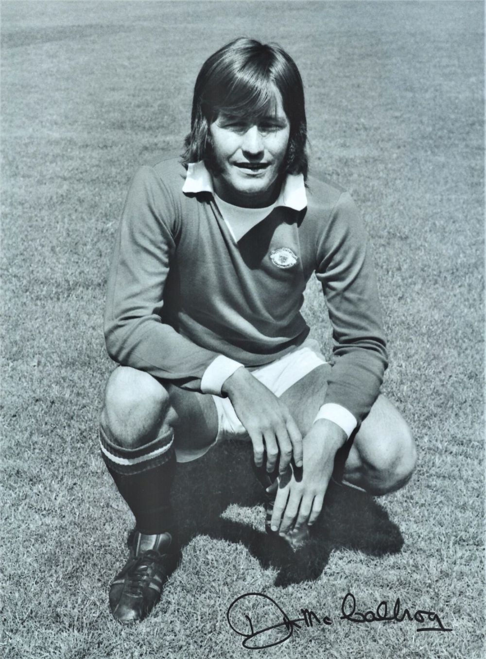Lot 264: Football Jim McCalliog signed 16x12 black and white...