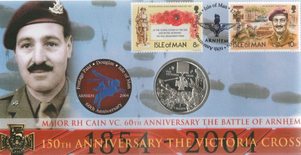 Lot 69: 150th Anniversary the Victoria Cross 1 Crown Silver...