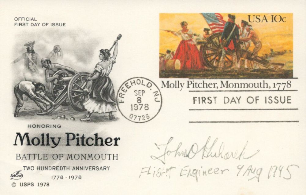 Lot 132: Master Sgt John D. Kuharek Signed Honouring Molly...