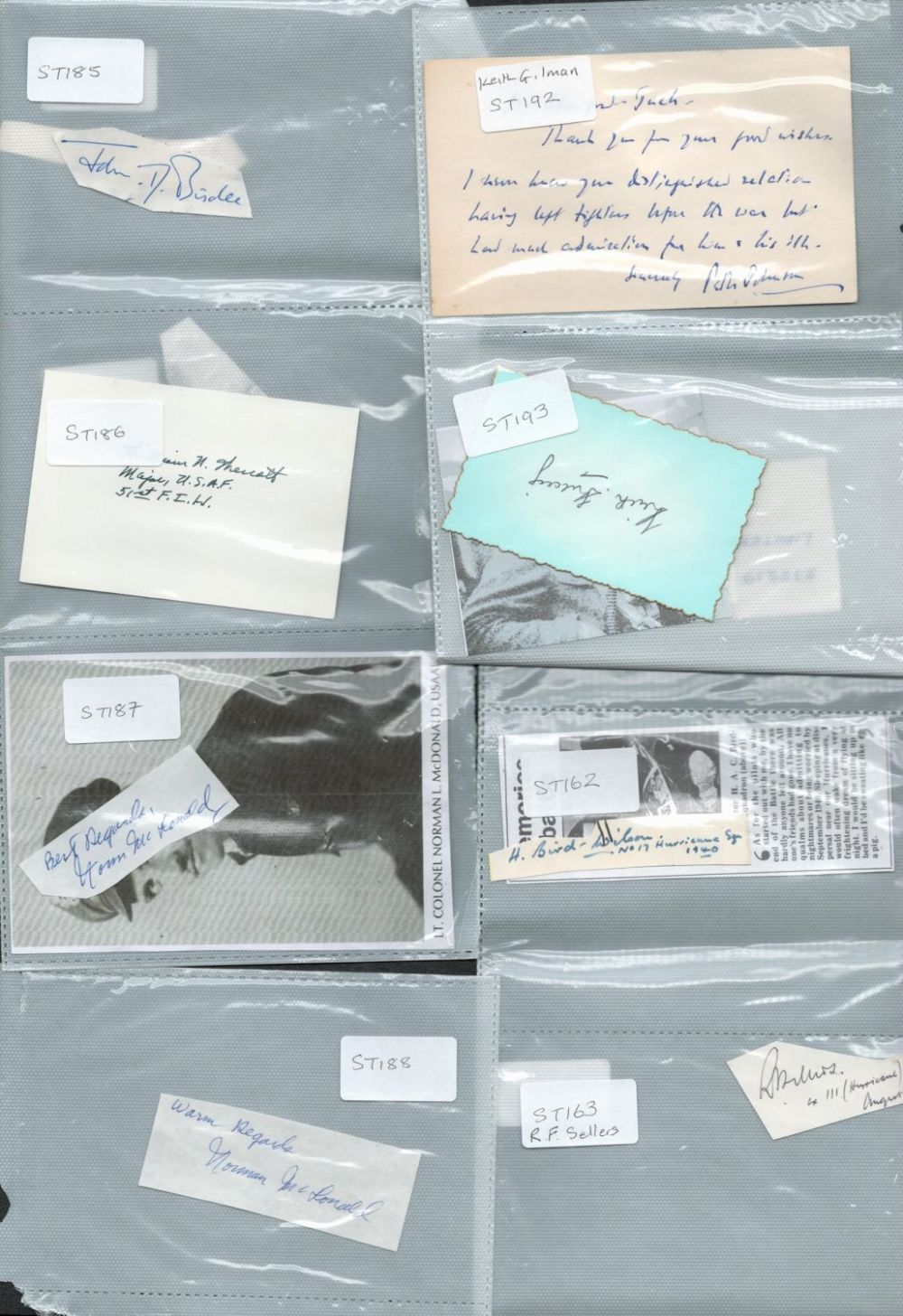 Lot 137: Fantastic WW2 RAF Collection of 29 Signature Pieces...