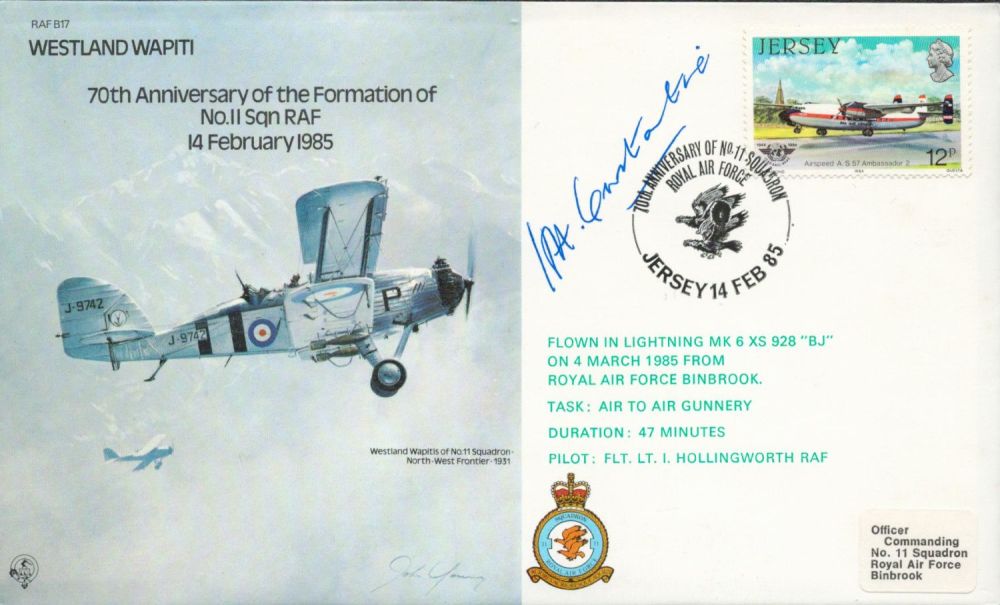 Lot 190: RAF ACM Sir Hugh Constantine Signed 70th Anniversary...