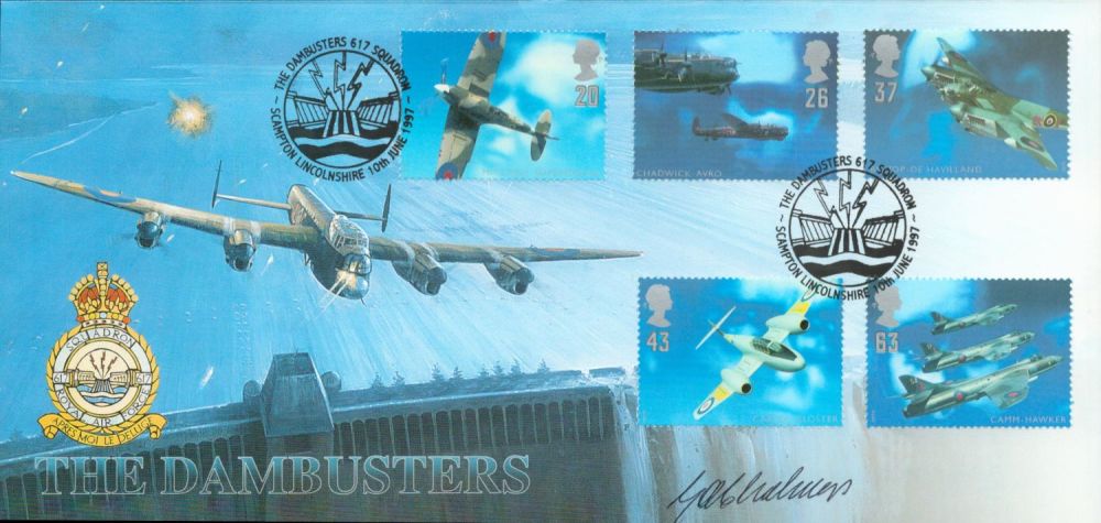 Lot 235: WW2 W/O George Chalmers DFC DFM Signed the...