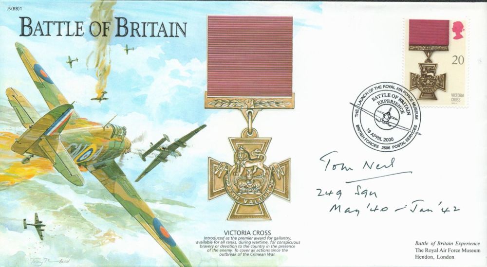 Lot 245: WW2 Wg Cdr Tom Neil of 249 Squadron...