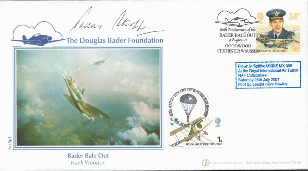 Lot 261: WW2 Wg Cdr Paddy Barthropp DFC AFC Signed...