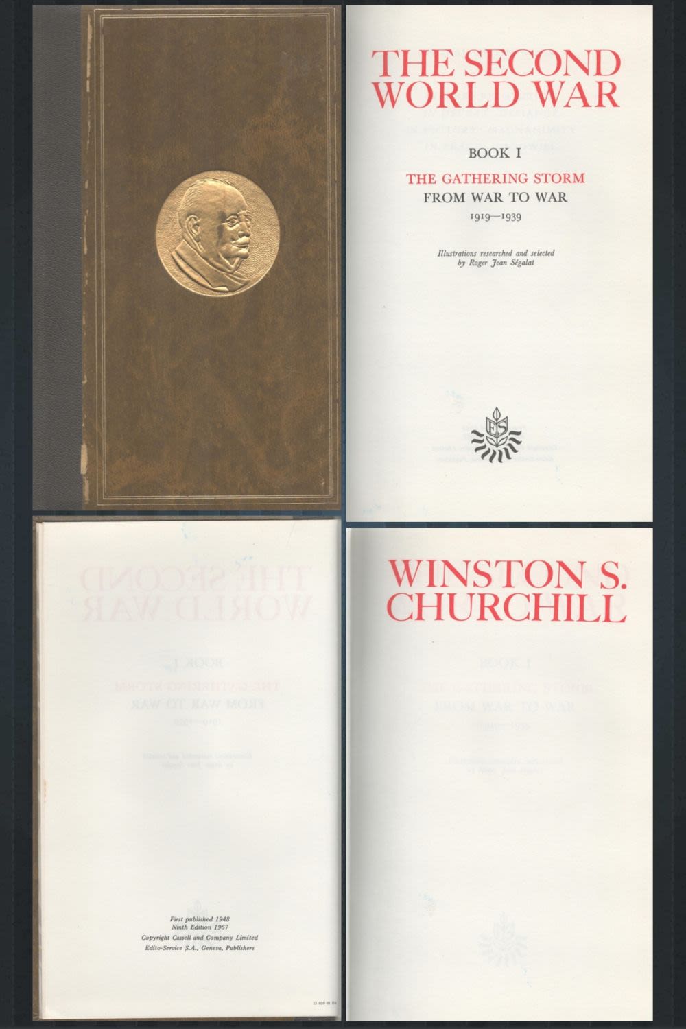 Lot 325: Winston Churchill The Second World War Book I....