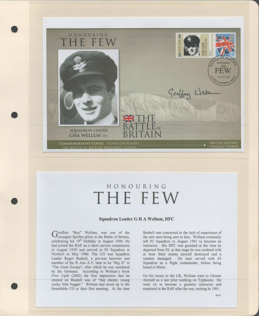 Lot 347: Sqn Ldr Geoffrey Wellum DFC Signed Battle of...