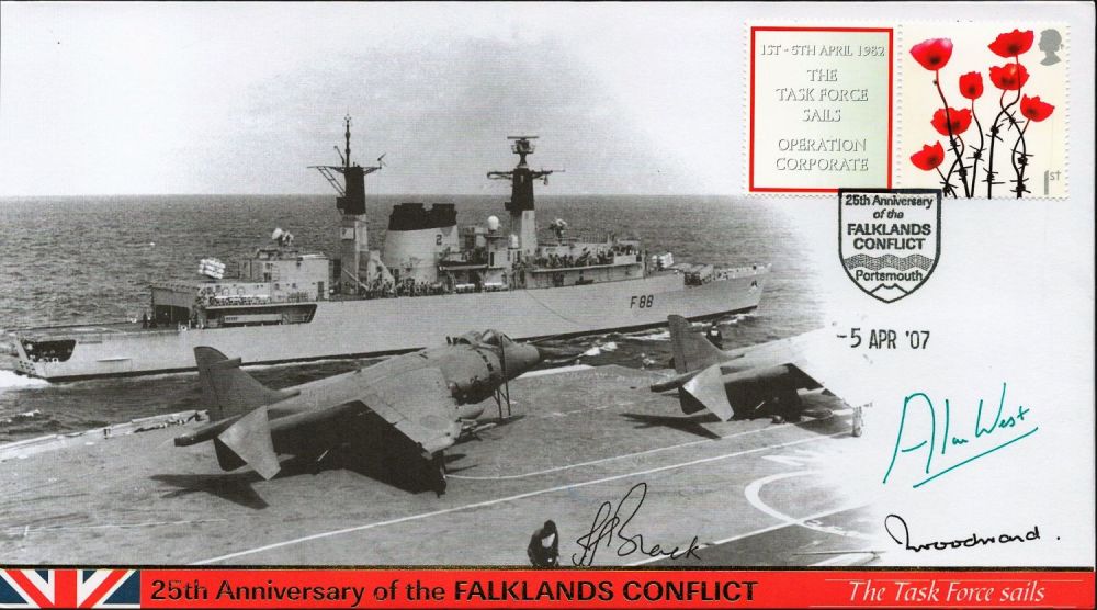 Lot 372: Falklands War- The Task Force Sails. Adml Sir...