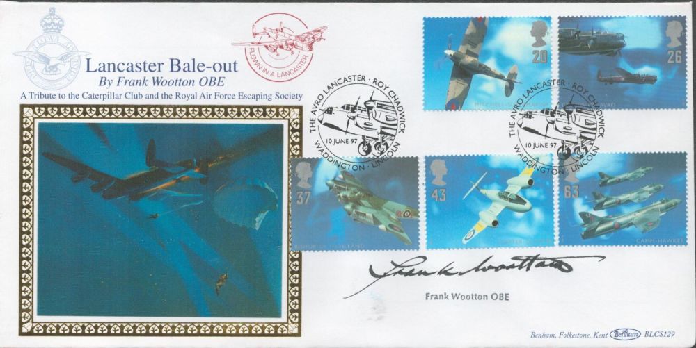 Lot 378: WW2 Aviation Artist Frank Wootton OBE Signed Lancaster...
