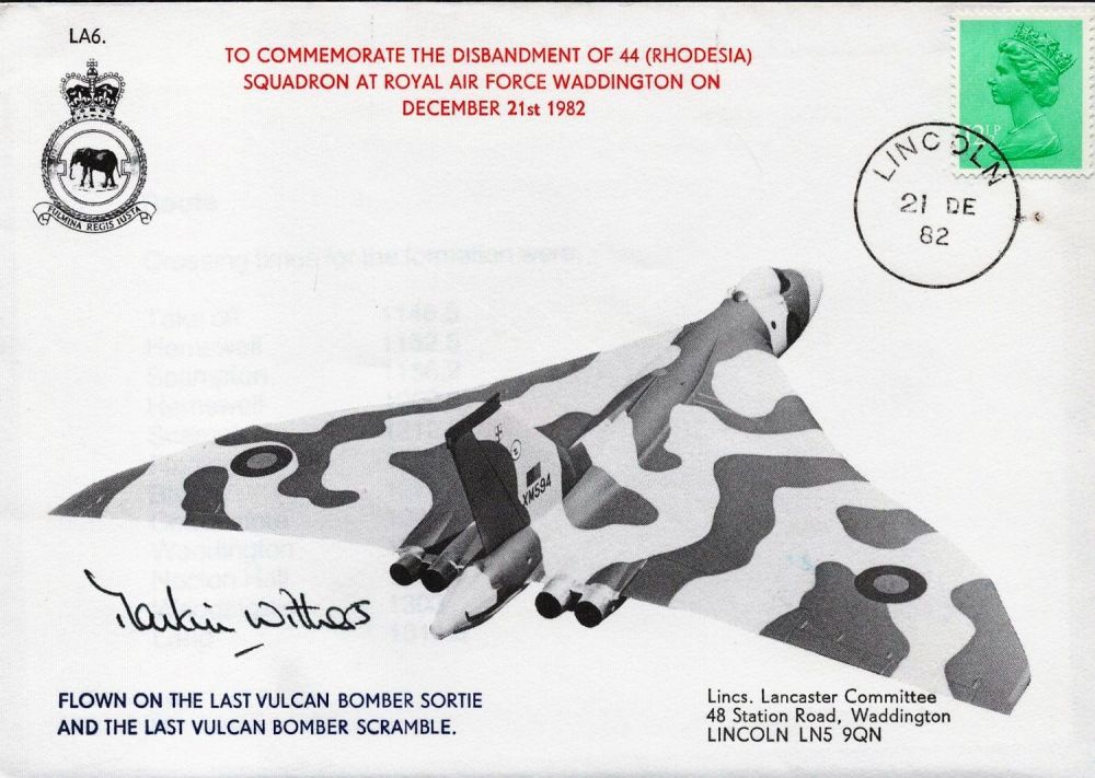 Lot 380: Falklands War Martin Withers Signed Commemorate the Disbandment...