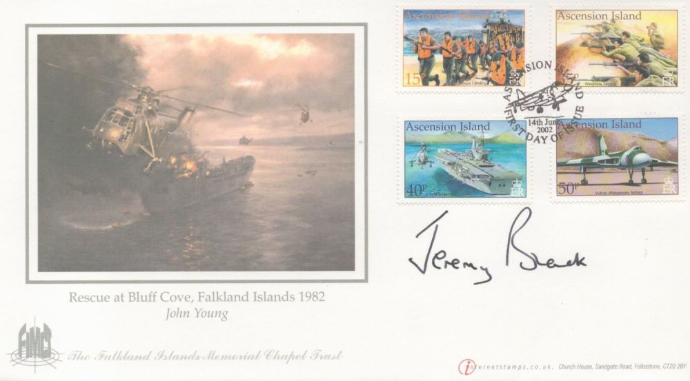 Lot 394: Falklands War Admiral Sir Jeremy Black Signed Rescue...