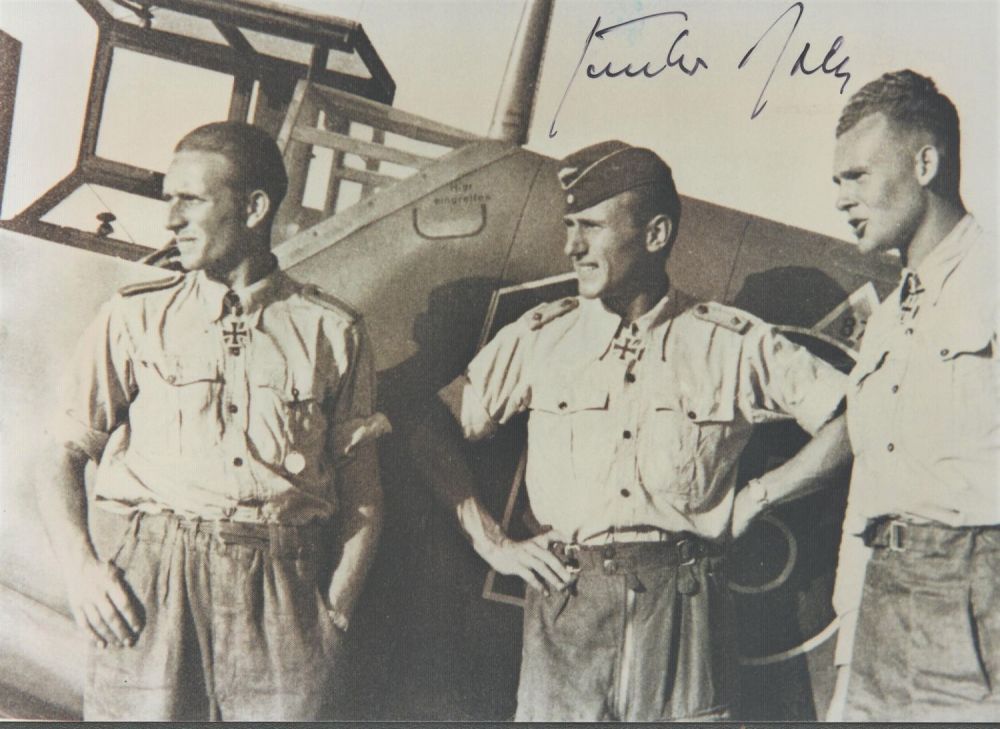Lot 400: WW2 General Gunther Rall (German Fighter Ace) Signed...
